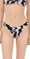 Oas Solis Bikini Bottoms Nervo Verve In Black,white