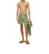 Oas Summer Net Shorts In Atlas In Green