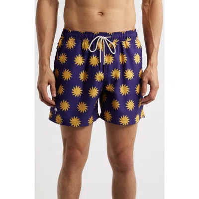 OAS OAS SUNDAY SUN RELAXED FIT SWIM TRUNKS