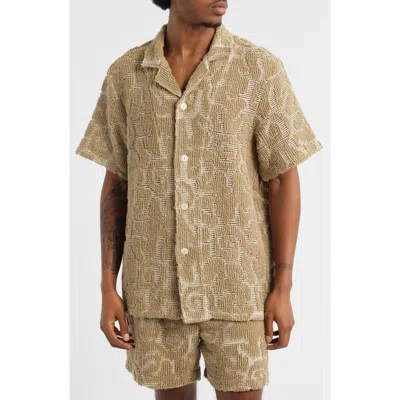 Oas Sunero Camp Shirt In Nude