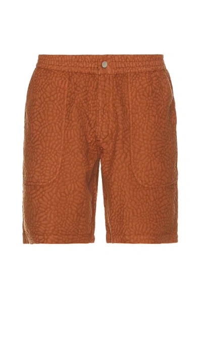 Oas Terracotta Turleo Nico Shorts In Red