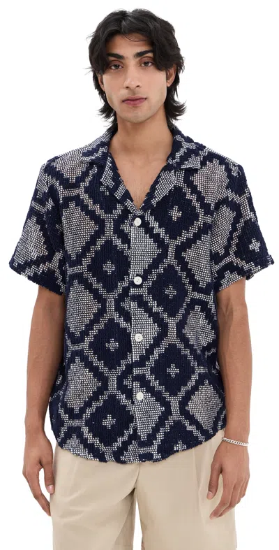 OAS TRASTEVERE CUBA CROCHET SHIRT MULTI