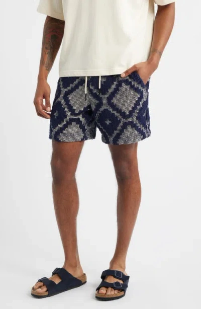 Oas Trastevere Porto Shorts In Blue