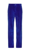 Oas Velour Pants In Blue