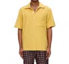 Oas Zabaione Terry Shirt In Yellow In Yellow