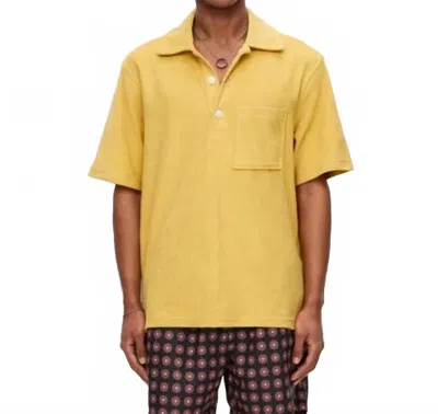 Oas Zabaione Terry Shirt In Yellow