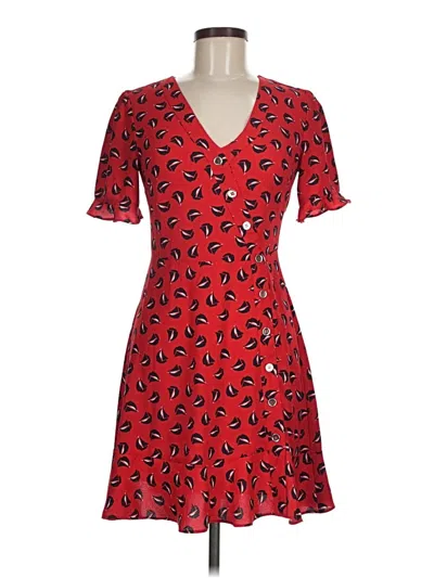 Pre-owned Oasis Casual Dress In Red