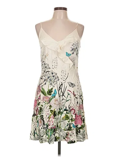 Pre-owned Oasis Cocktail Dress In Ivory