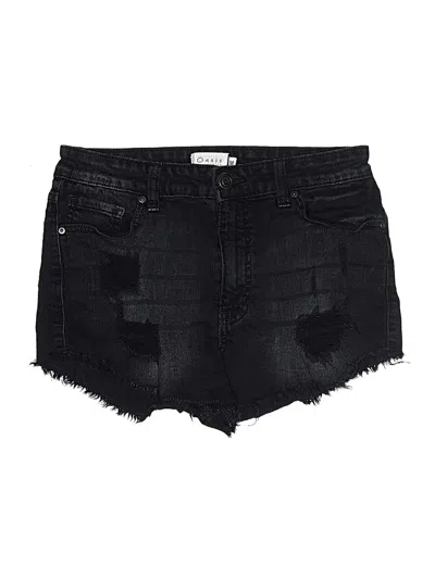 Pre-owned Oasis Denim Shorts In Black