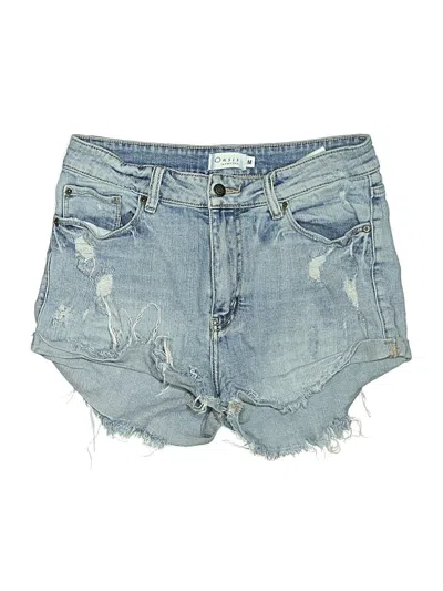 Pre-owned Oasis Denim Shorts In Blue