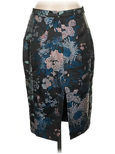 Pre-owned Oasis Formal Skirt In Blue