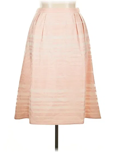 Pre-owned Oasis Formal Skirt In Pink