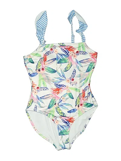 Pre-owned Oasis One Piece Swimsuit In White
