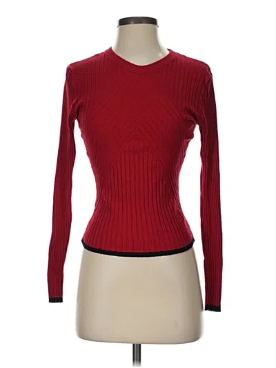 Pre-owned Oasis Pullover Sweater In Red
