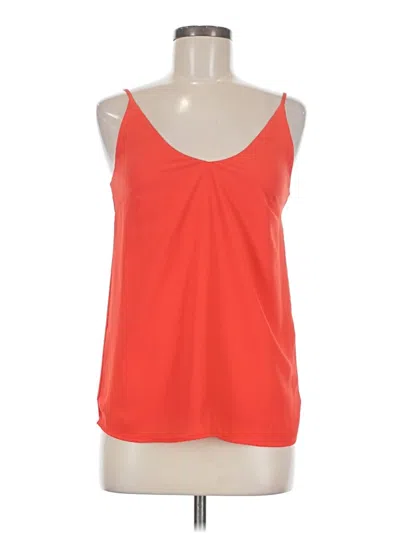 Pre-owned Oasis Sleeveless Top Orange Scoop Neck Tops