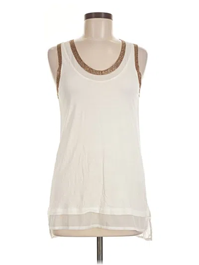 Pre-owned Oasis Sleeveless T-shirt In Ivory