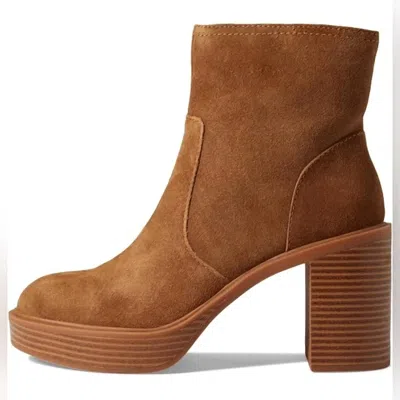 Oasis Society Alexandra Ankle Boot In Toffee In Brown