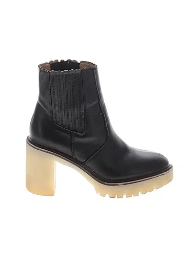 Pre-owned Oasis Society Ankle Boots In Black