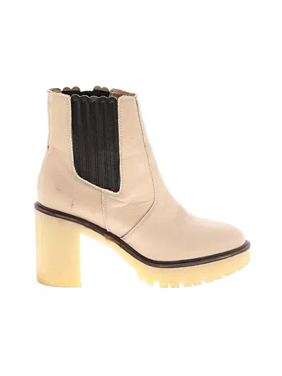 Pre-owned Oasis Society Ankle Boots In Tan
