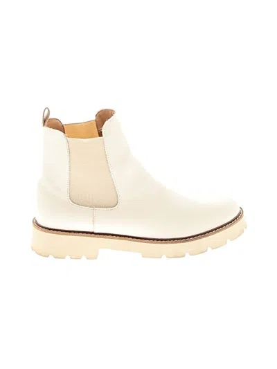 Pre-owned Oasis Society Ankle Boots In White