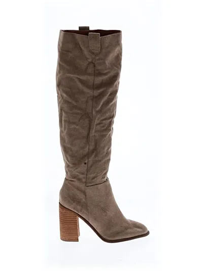 Pre-owned Oasis Society Boots In Brown
