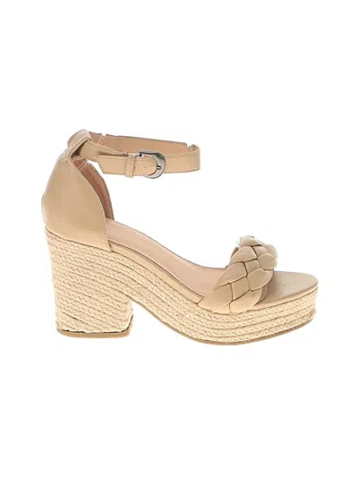 Pre-owned Oasis Society Sandals In Brown