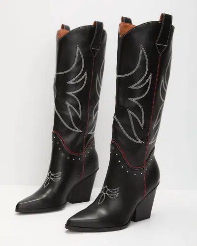 Oasis Society Women's Ashton Western Boot In Black