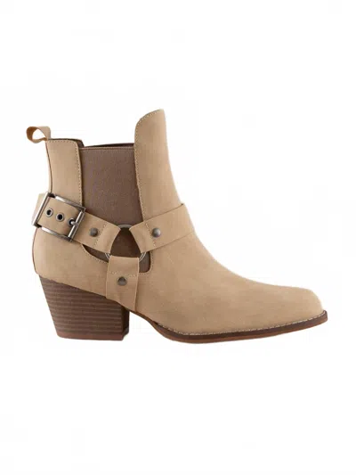 Oasis Society Women's Colt Motorcycle Bootie In Khaki In Neutral