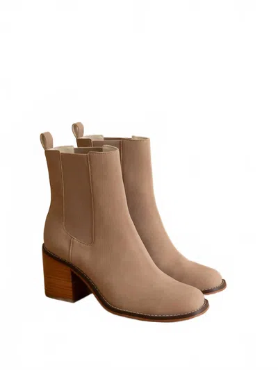 Oasis Society Women's Dakota Heeled Chelsea Bootie In Cedar Wood In Multi