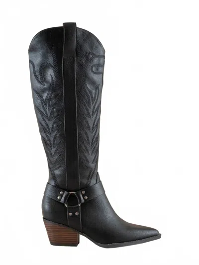 Oasis Society Women's Faye Western Boot In Black