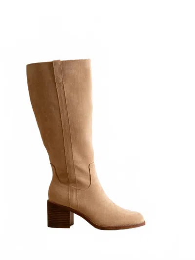 Oasis Society Women's Harriet Tall Riding Boot In Oatmeal In Brown