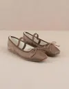 Oasis Society Women's London Ballet Pointe Flat In Coffee In Brown