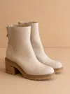 Oasis Society Women's Megan Chelsea Bootie In Light Grey In White