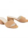 Oasis Society Women's Paloma Slip On Heel In Camel In Brown