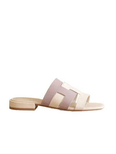 Oasis Society Women's Parker Architectural Flat Summer Sandal In Lavender In Multi