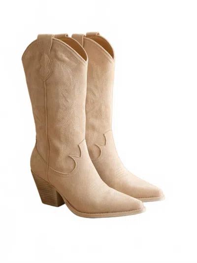 Oasis Society Women's Sahara Boot In Cream In White