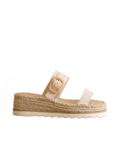 Oasis Society Women's Sandbar Platform Sandal In Beige In Neutral