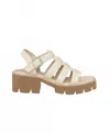 Oasis Society Women's Summer Heeled Sandal In Beige In White