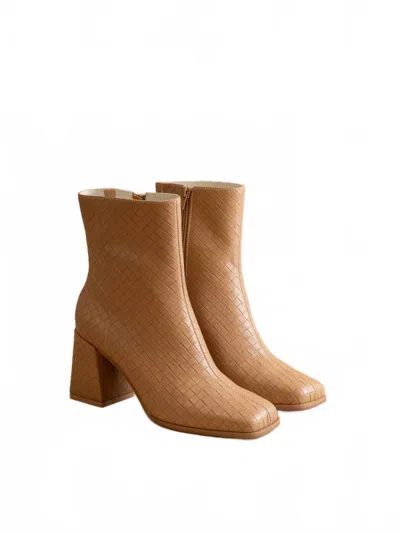 Oasis Society Women's The Demi Ankle Boot In Camel In Brown