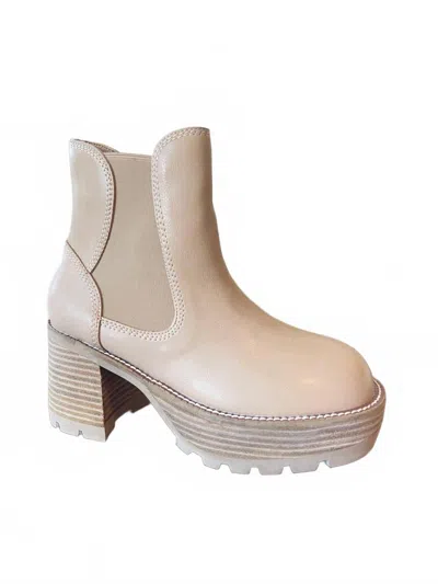 Oasis Society Women's The Elle Platform Bootie In Beige In Sand