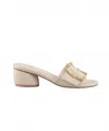 Oasis Society Women's Tucson Buckle Sandal In Ivory In White