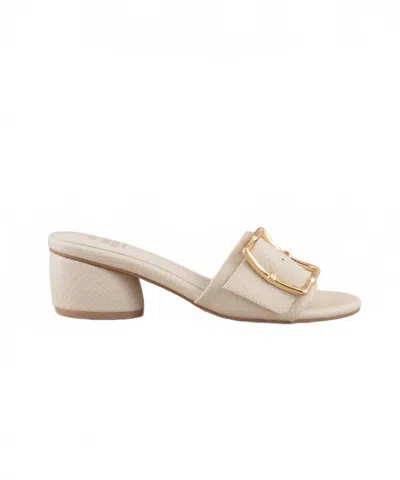 Oasis Society Women's Tucson Buckle Sandal In Ivory In White