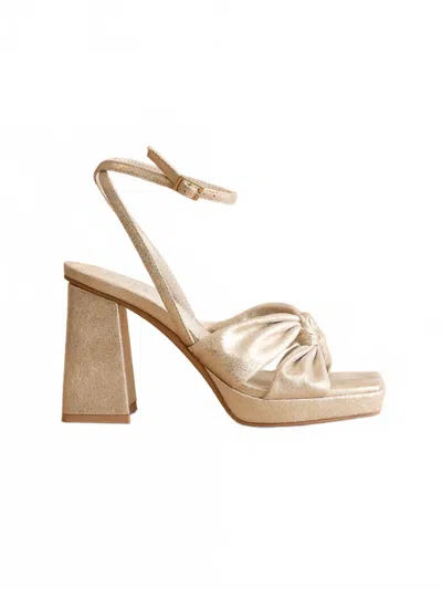 Oasis Society Women's Zoey Platform Heels In Light Gold