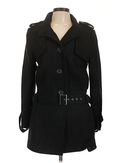Pre-owned Oasis Wool Coat In Black