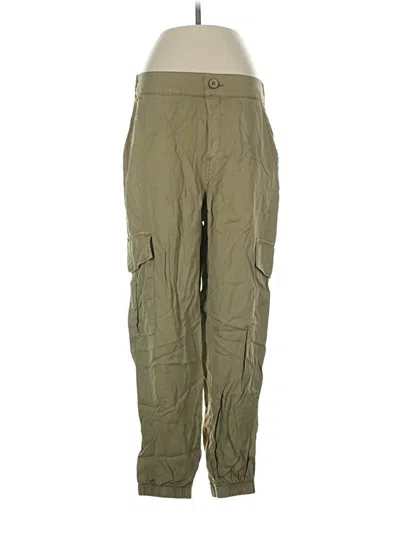 Pre-owned Oat Cargo Pants In Green