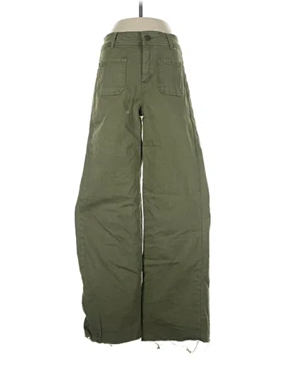Pre-owned Oat Cargo Pants In Green