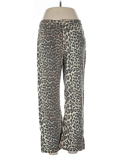 Pre-owned Oat Casual Pants In Gold
