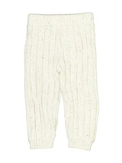 Pre-owned Oat Kids' Casual Pants In Ivory