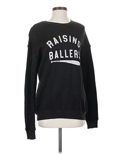Pre-owned Oat Collective Sweatshirt In Black