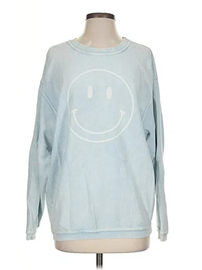Pre-owned Oat Collective Sweatshirt In Blue